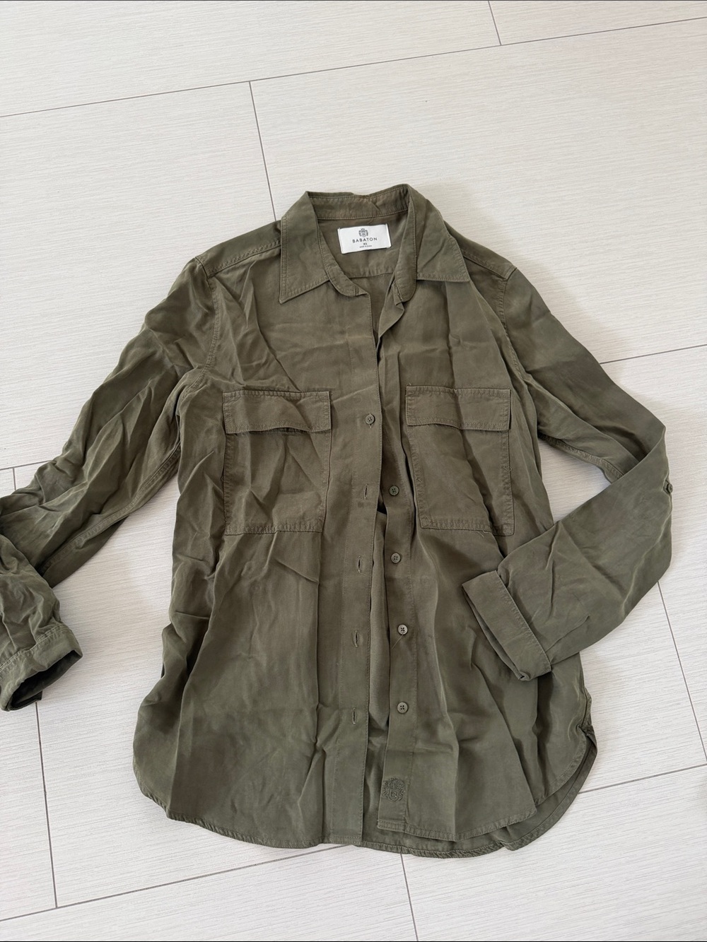 ROlive Green Utility blouse - Women's